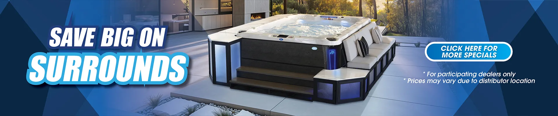 Calspas hot tub being used in a family setting - Vienna